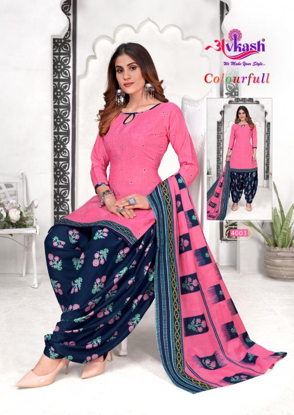 Avkash Colourful Vol-4 Cotton Designer Readymade With Inner Suit